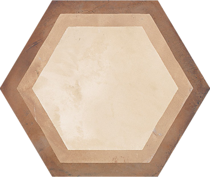 Marca Corona Terra CORNICE vers. C hexagon hidegburkolat matt/decor