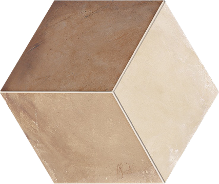 Marca Corona Terra ROMBO vers. C hexagon hidegburkolat matt/decor