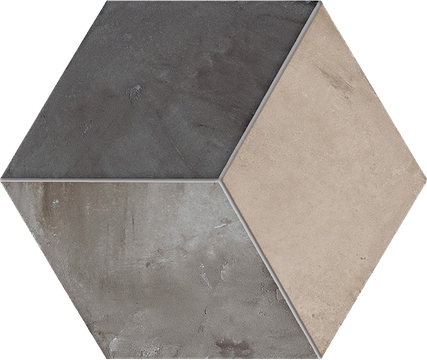 Marca Corona Terra ROMBO vers. F hexagon hidegburkolat matt/decor