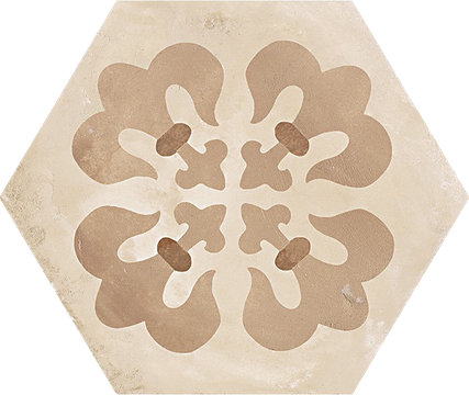 Marca Corona Terra GIGLIO vers. C hexagon hidegburkolat matt/decor