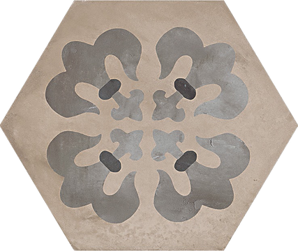 Marca Corona Terra GIGLIO vers. F hexagon hidegburkolat matt/decor