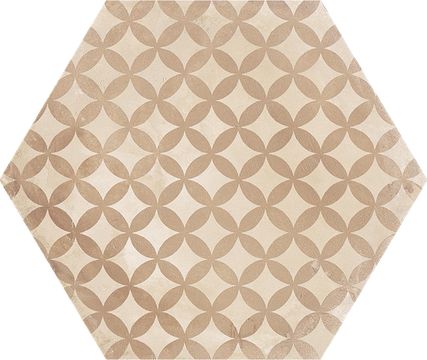 Marca Corona Terra ASTRO vers. C hexagon hidegburkolat matt/decor