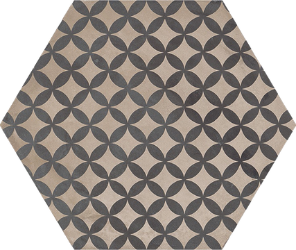 Marca Corona Terra ASTRO vers. F hexagon hidegburkolat matt/decor