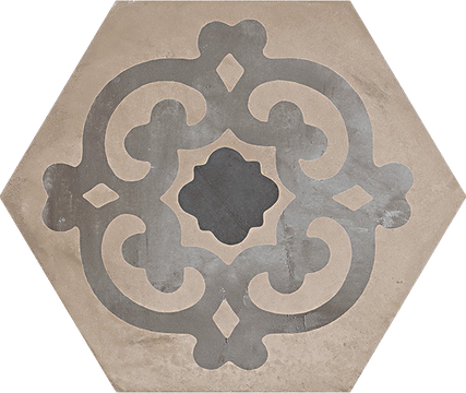 Marca Corona Terra FIORE vers. F hexagon hidegburkolat matt/decor