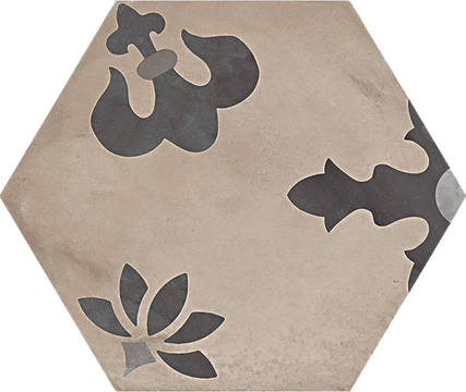Marca Corona Terra mix GIGLIO vers. F hexagon hidegburkolat matt/decor