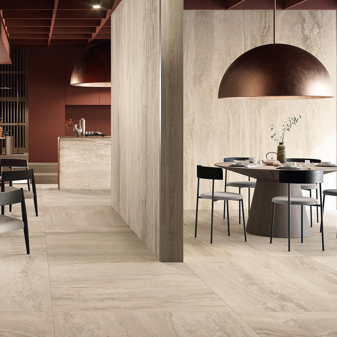 Coem Reverso Beige burkolólap 120x120, natúr, rektifikált