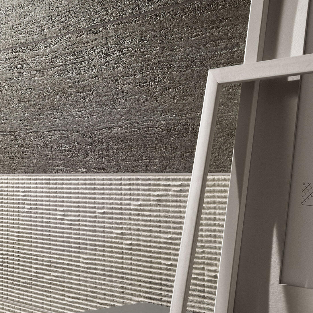 Coem Flow Dark Grey burkolólap 20x120, natúr, rektifikált