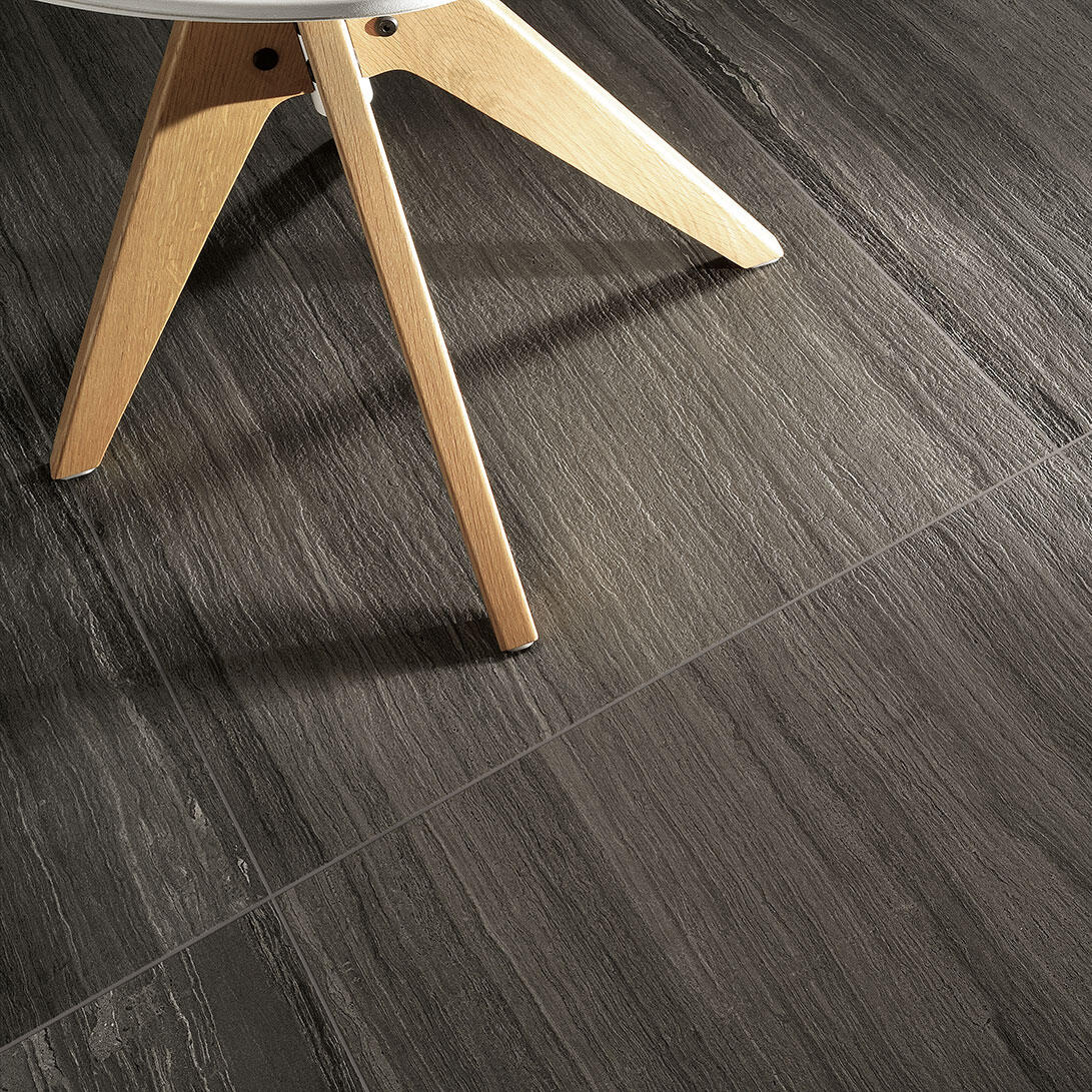 Coem Flow Dark Grey burkolólap 60x120, natúr, rektifikált