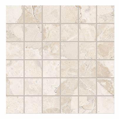 Coem Touch Stone Mosaico White mozaik 5x5, natúr, rektifikált