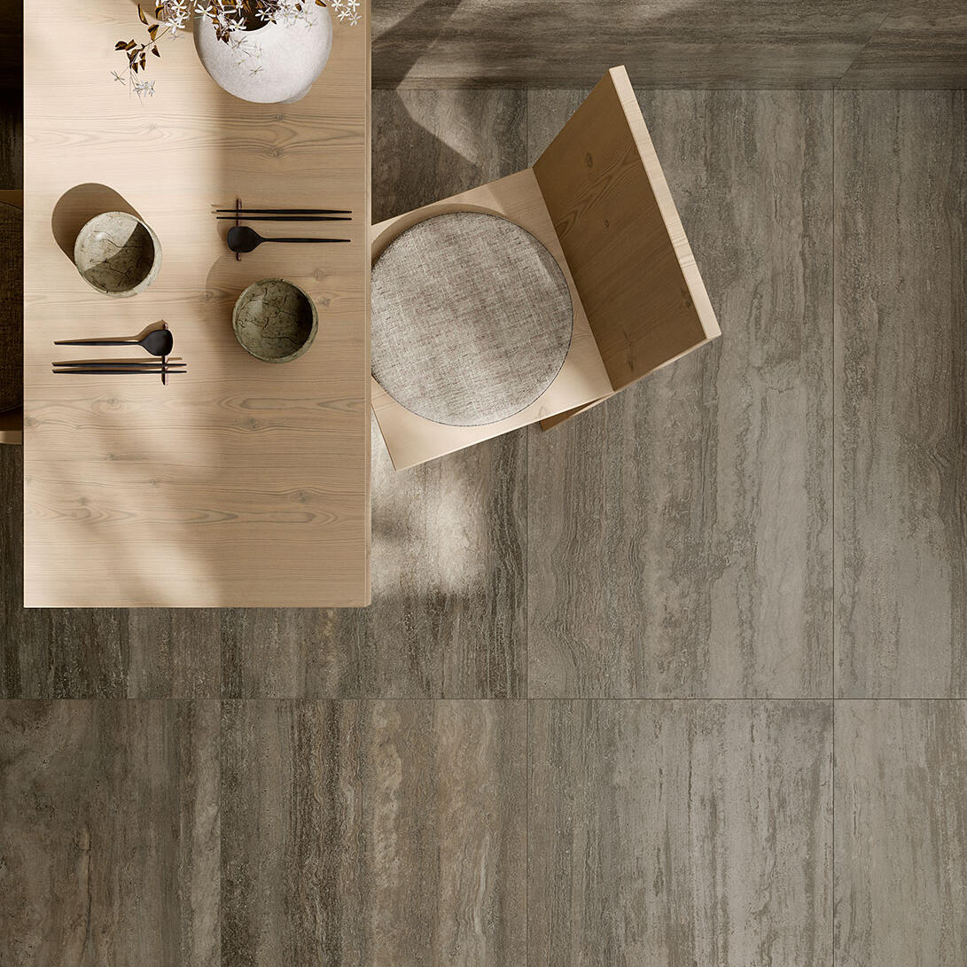 Coem Touch Stone Vein Brown burkolólap 75x150, natúr, rektifikált