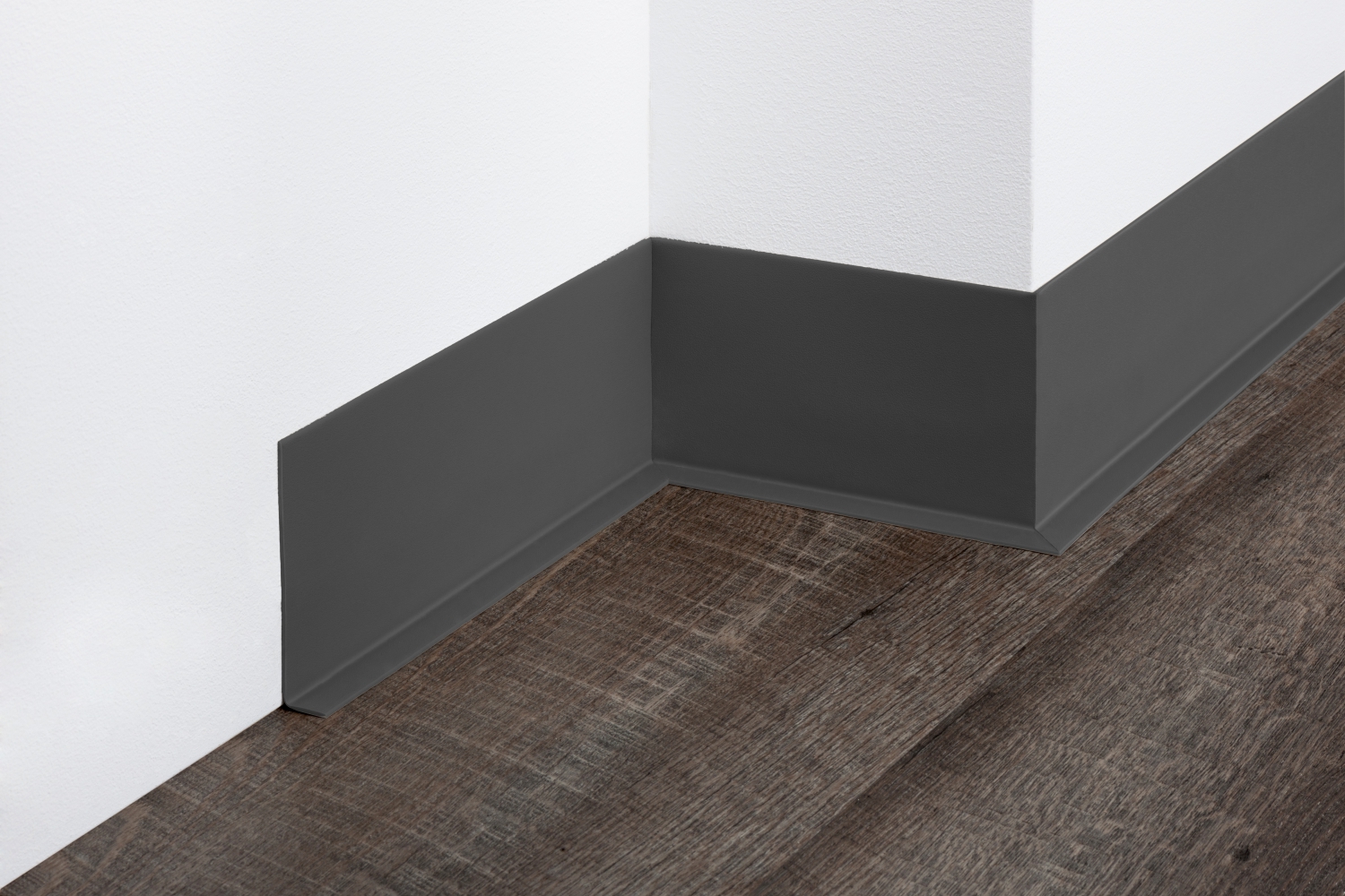Lágy PVC szegélyléc 100x20 mm, szürke, 50 m