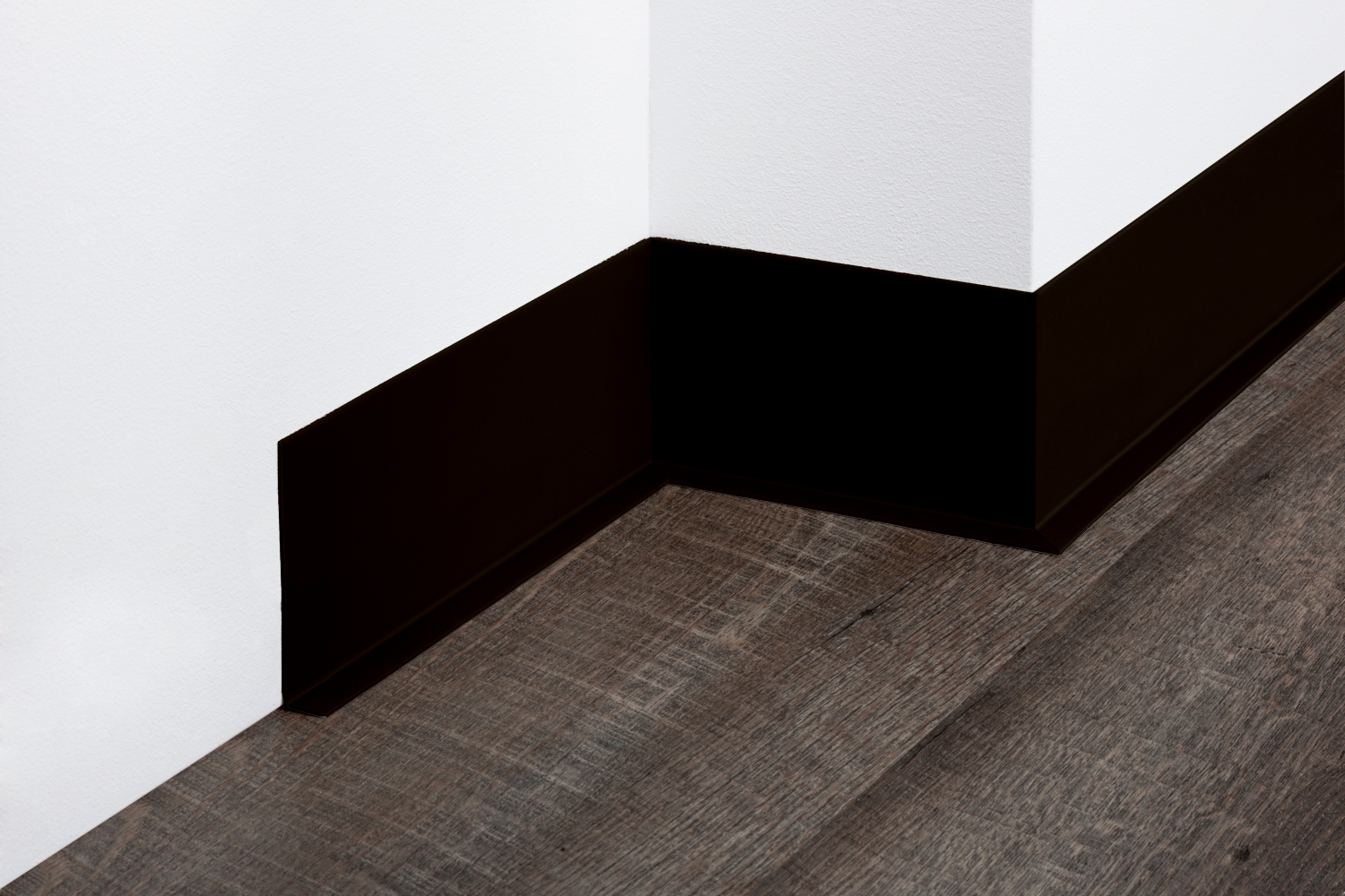 Lágy PVC szegélyléc 100x20 mm, fekete, 50 m