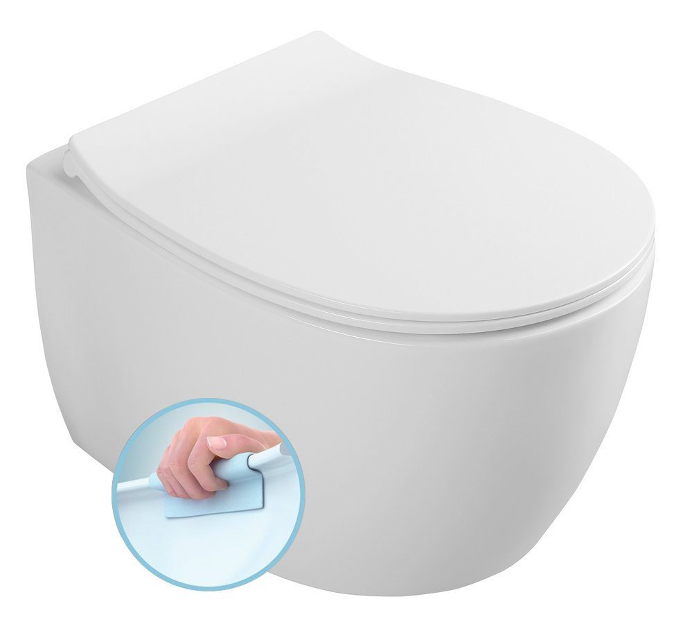 RIMLESS SENTIMENTI fali WC, 36x51cm