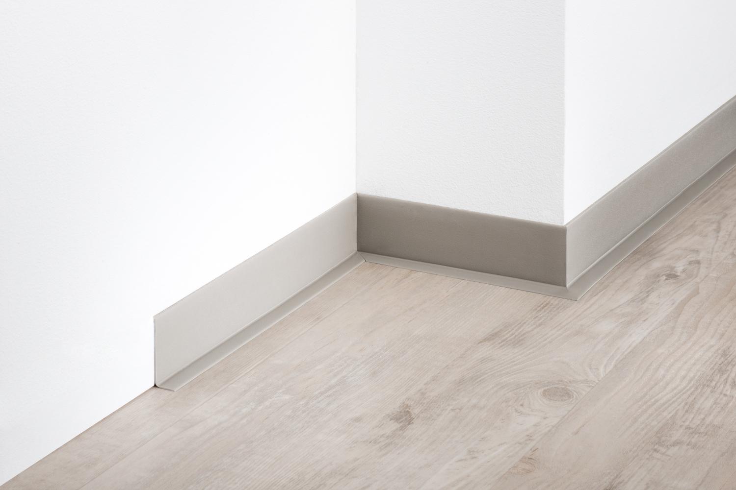 Lágy PVC szegélyléc 50×15 mm 5 m világosszürke