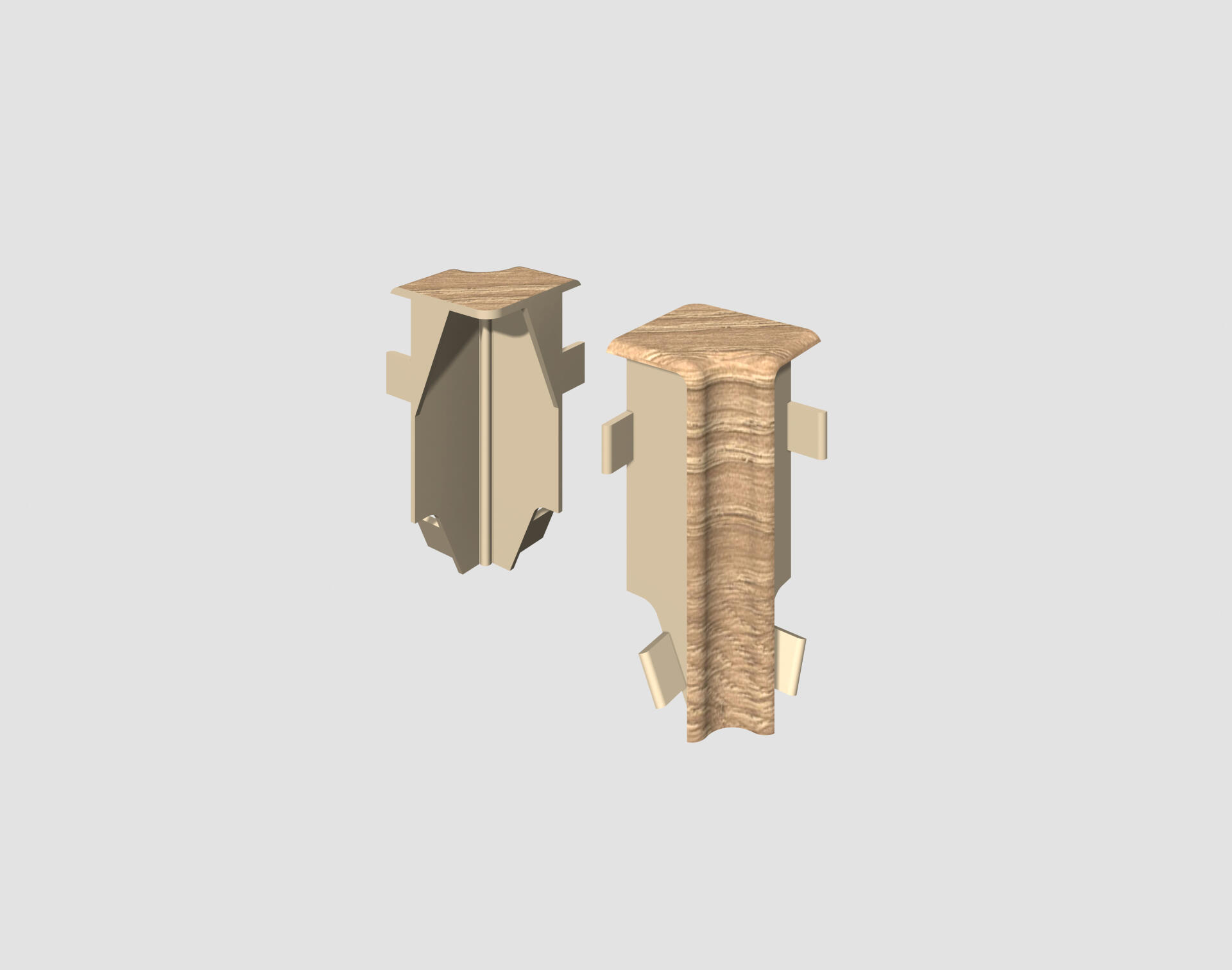 Egger Cubical belső sarokelem – Taupe Oak