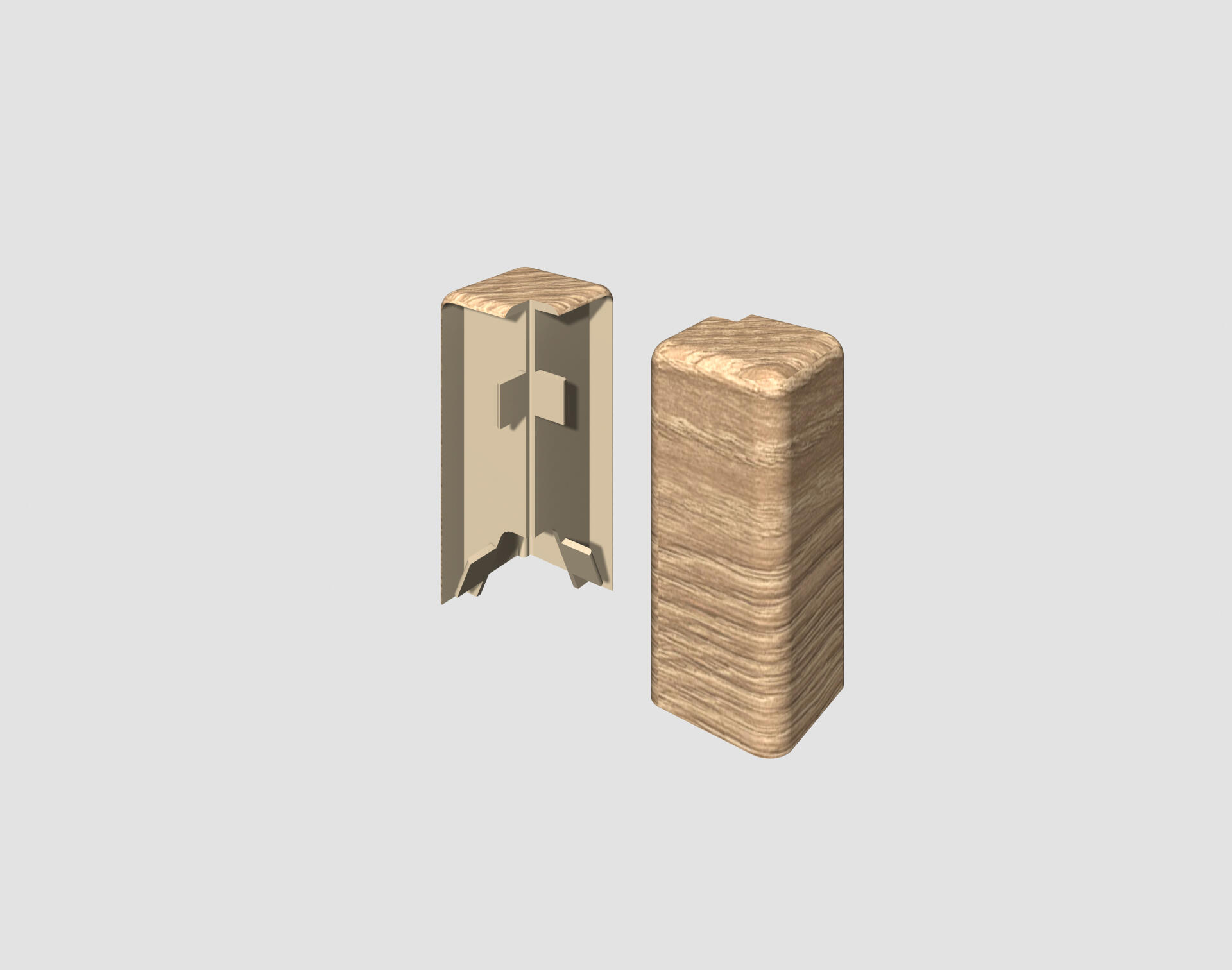 Egger Cubical külső sarokelem – Taupe Oak