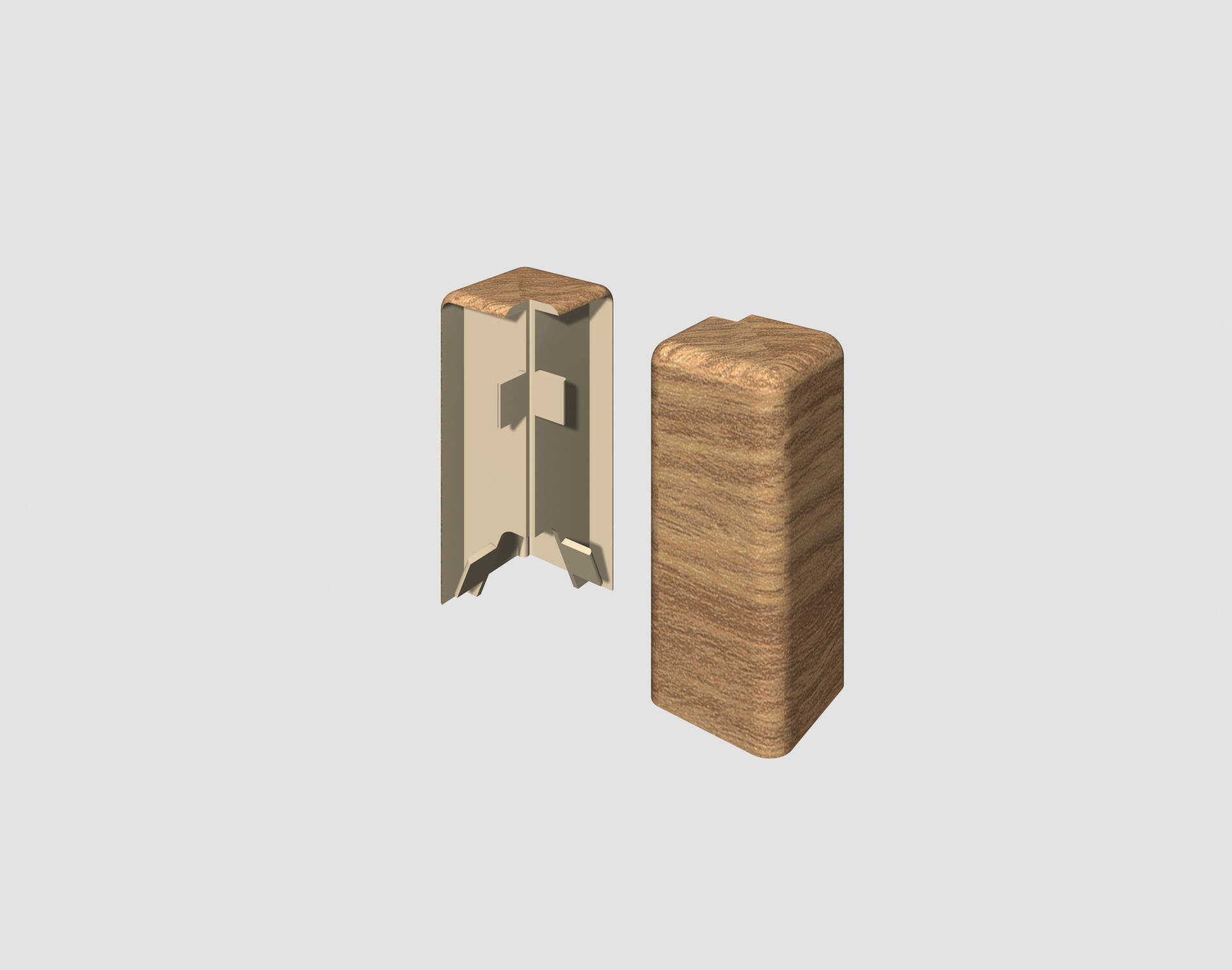 Egger Cubical külső sarokelem – Reddish Brown Oak