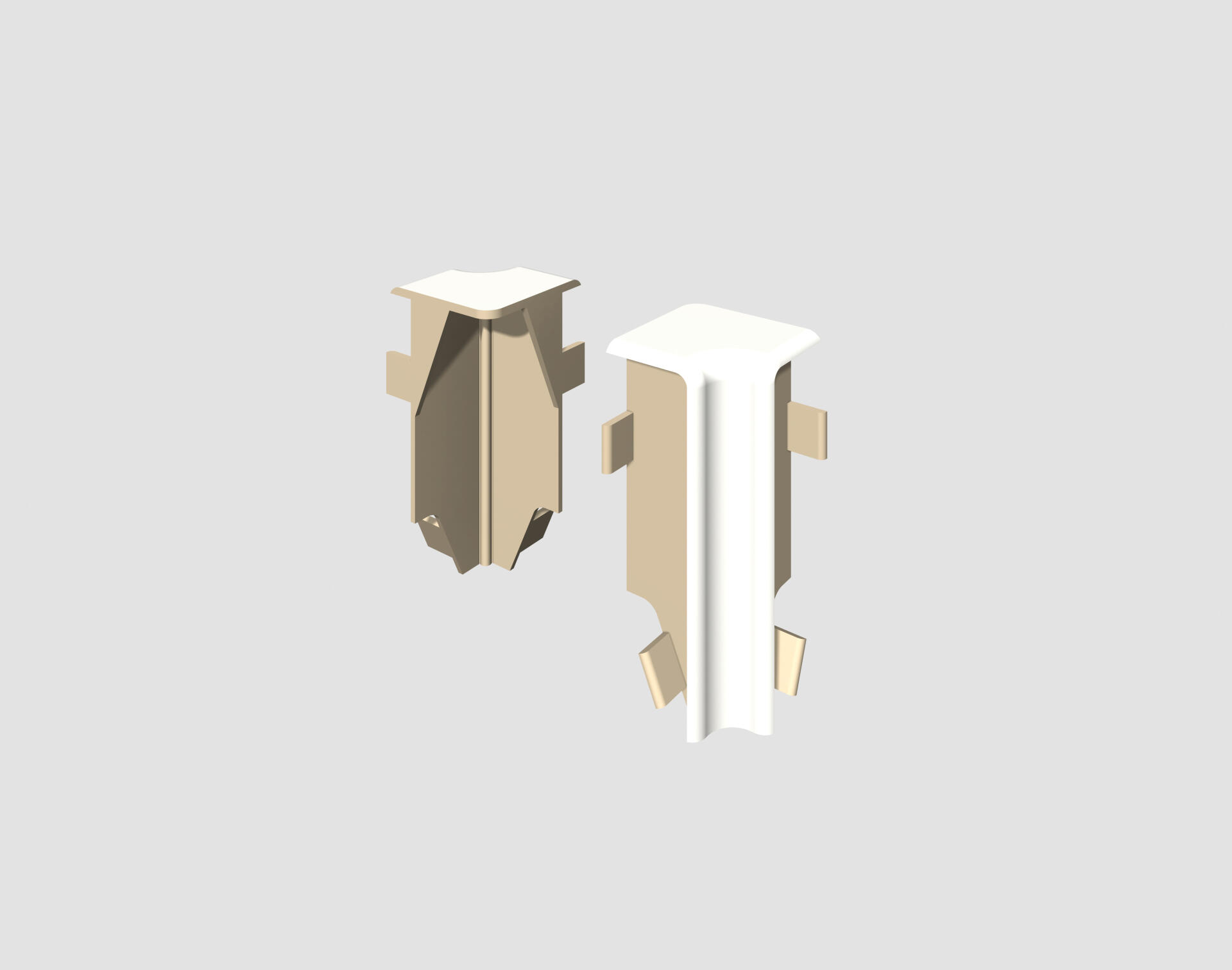 Egger Cubical belső sarokelem – Universal White