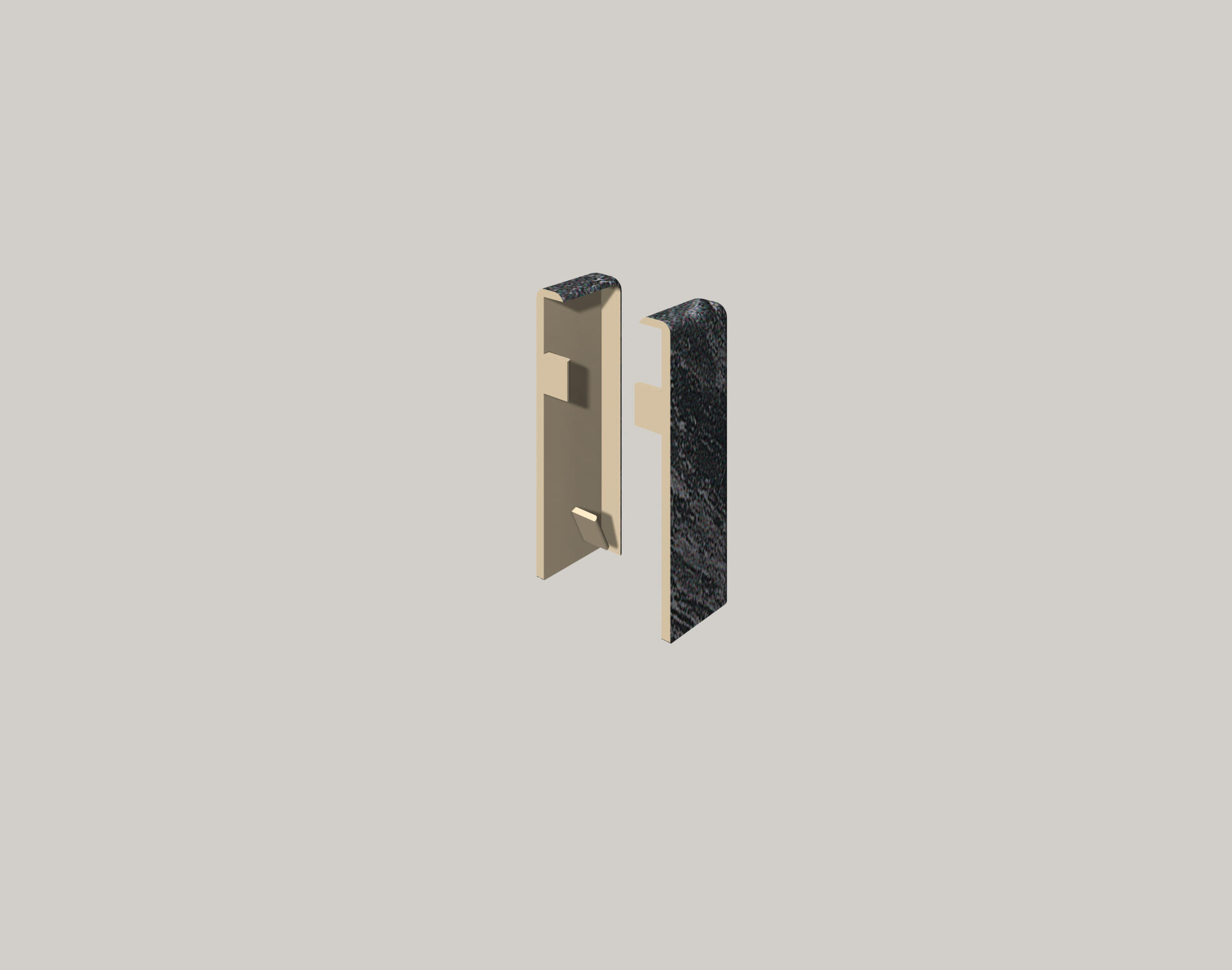 Egger Cubical végzáró elem – Stone Grey