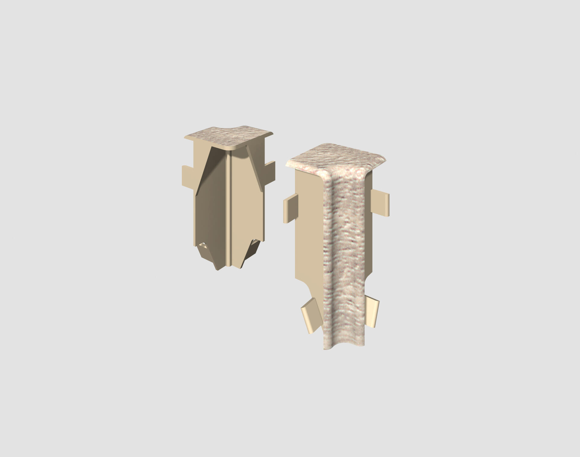 Egger Cubical belső sarokelem – Ash Grey
