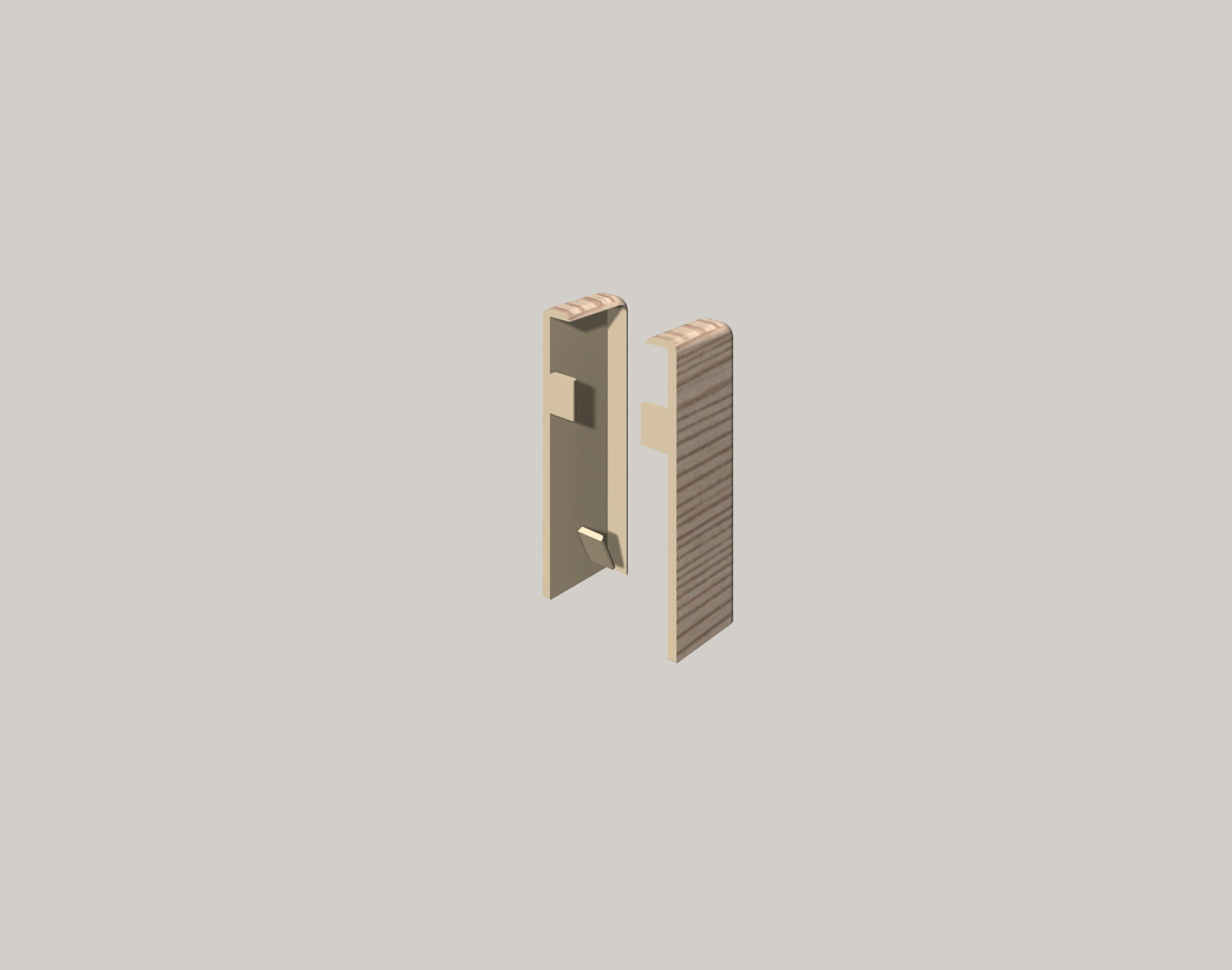 Egger Cubical végzáró elem – Ash Beige