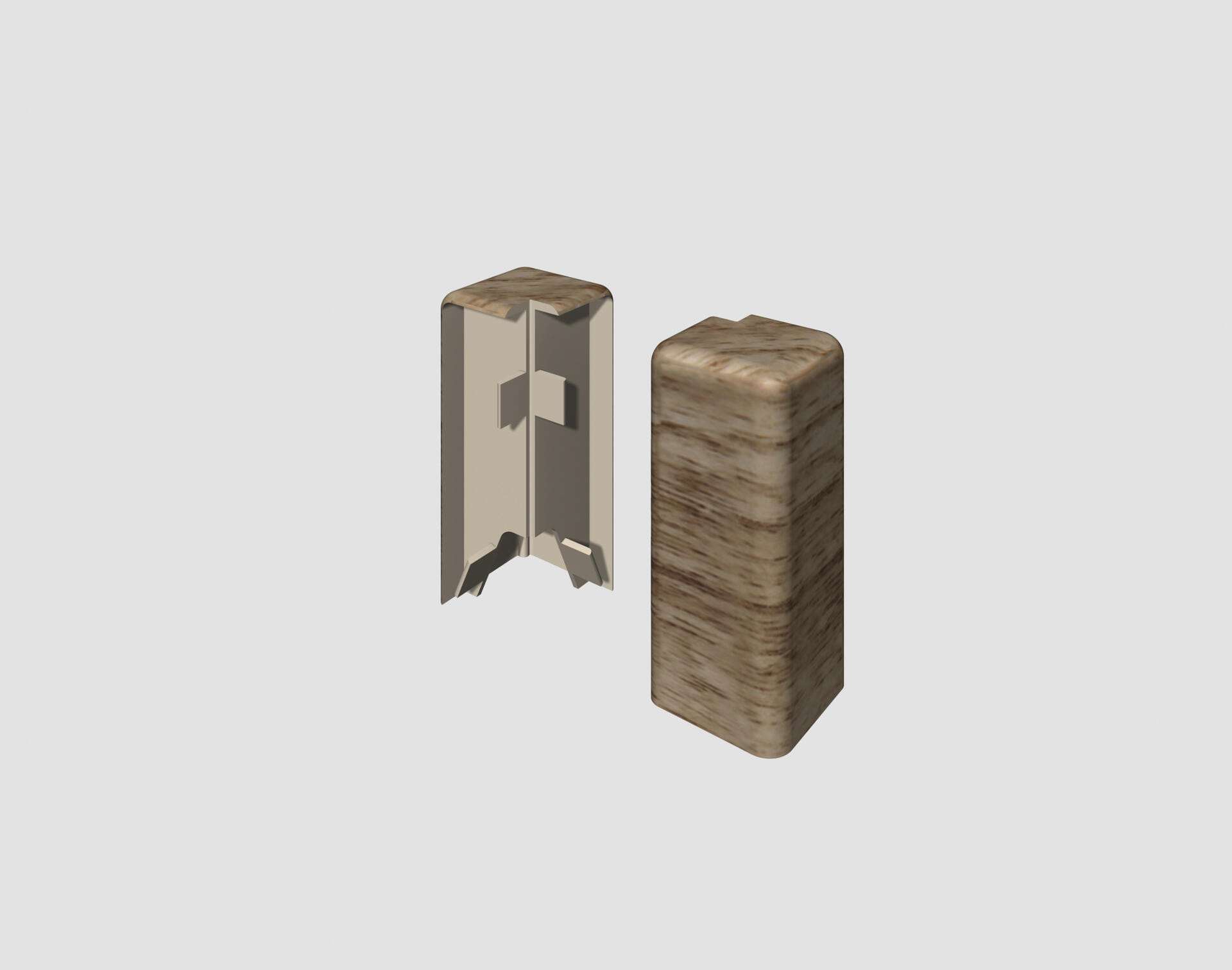 Egger Cubical külső sarokelem – Beige Oak
