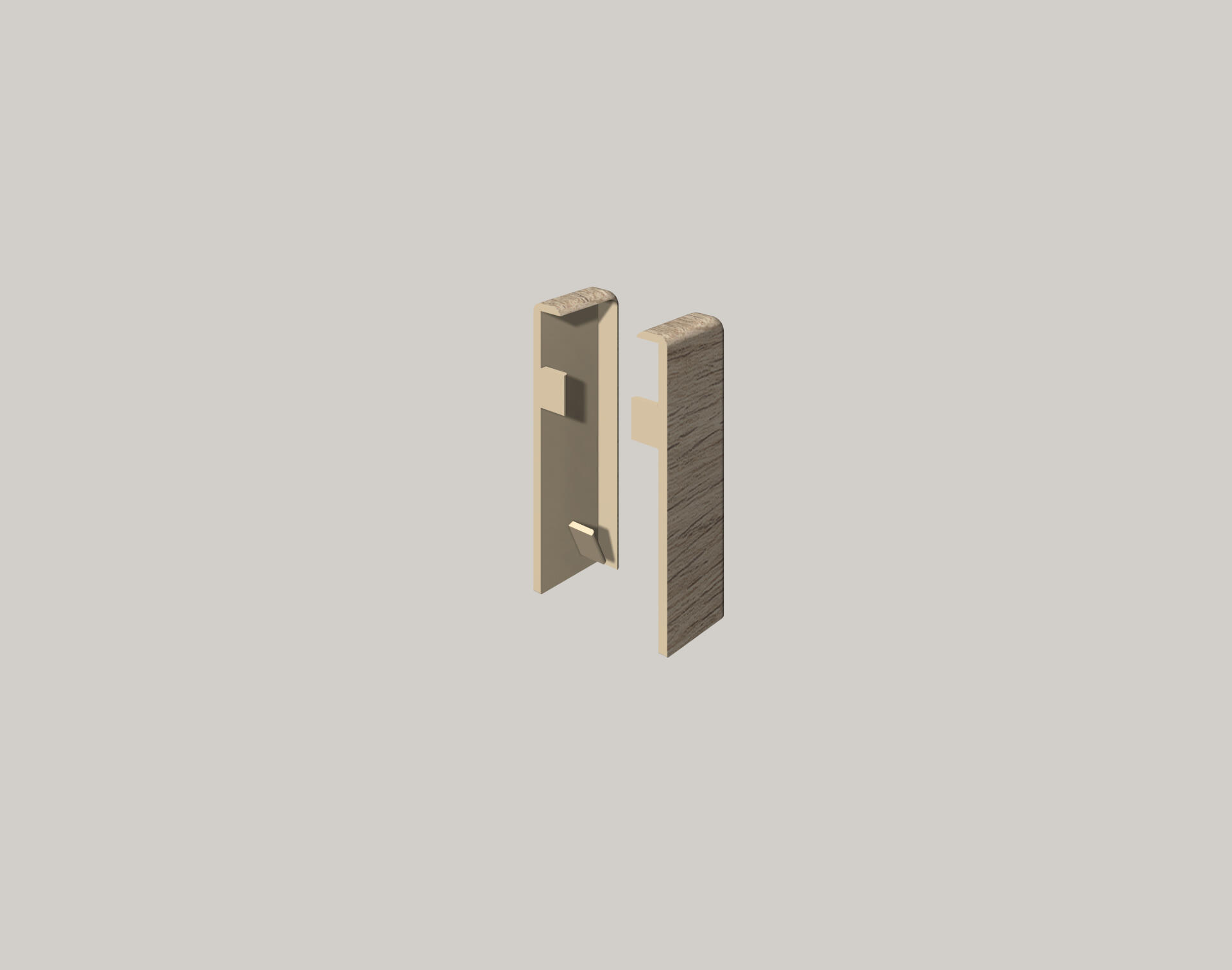 Egger Cubical végzáró elem – Medium Brown Oak