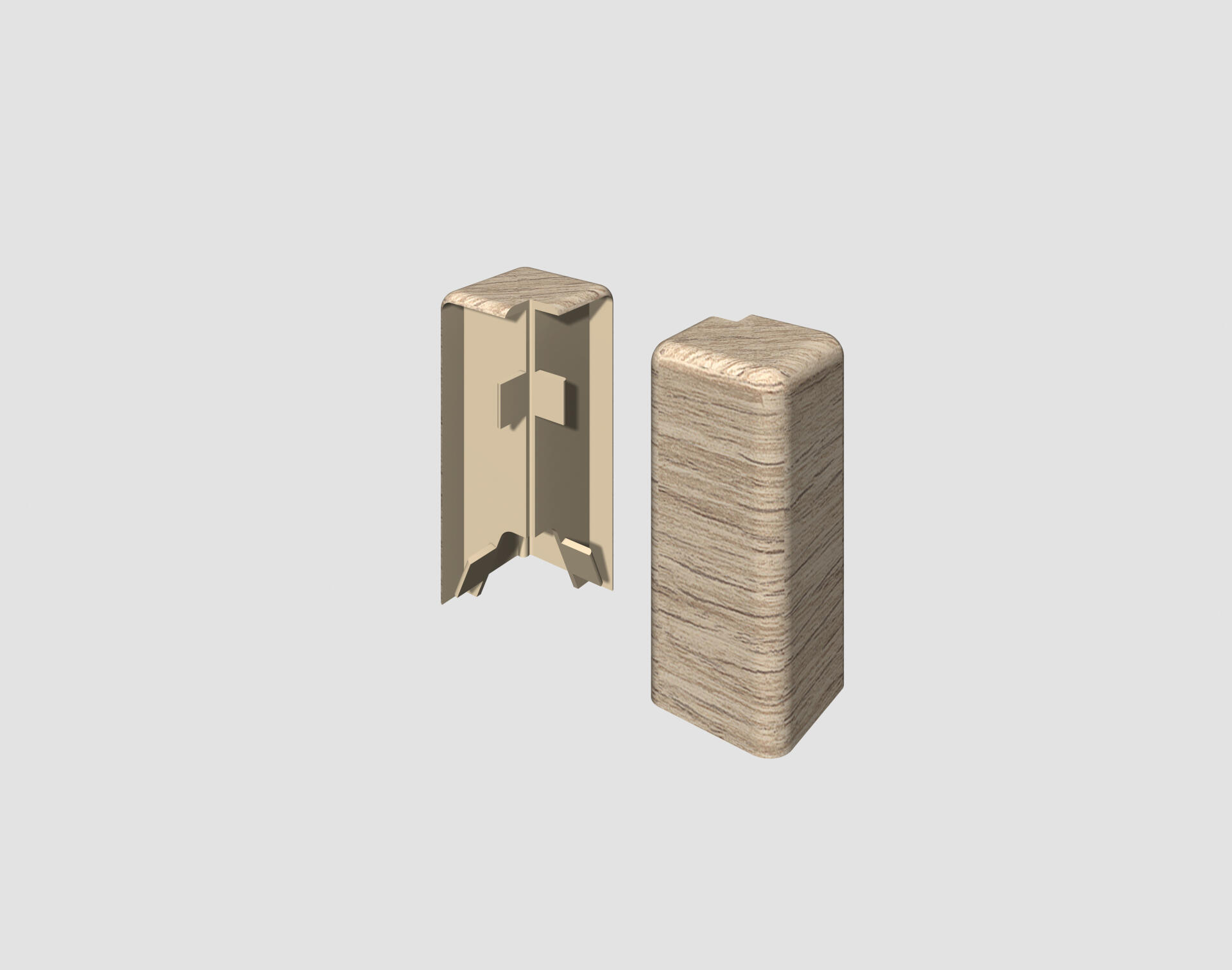 Egger Cubical külső sarokelem – Medium Brown Oak