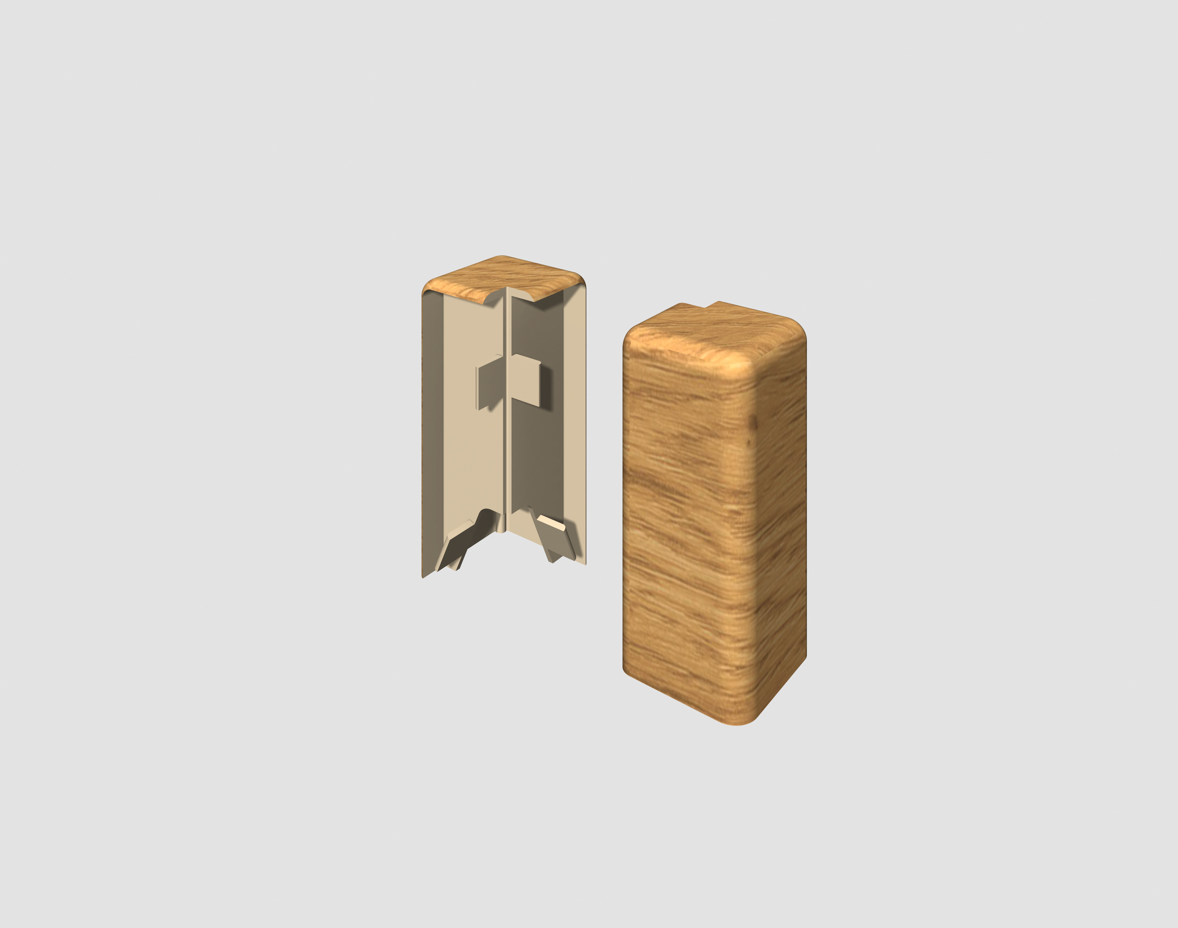 Egger Cubical külső sarokelem – Caramel Oak