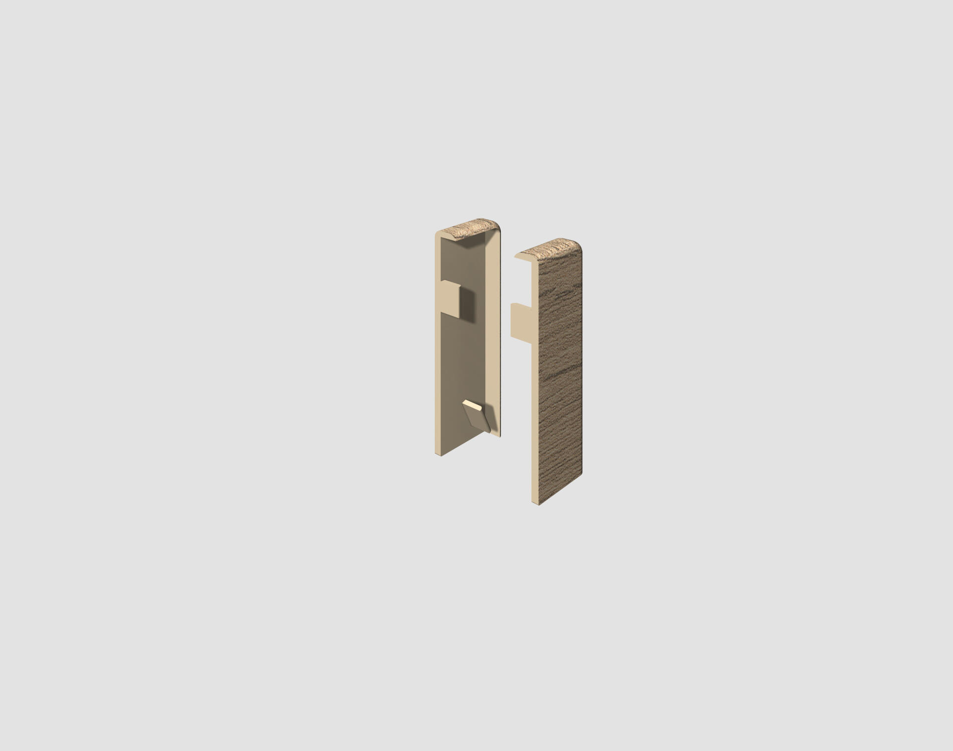 Egger Cubical végzáró elem – Light Grey Oak