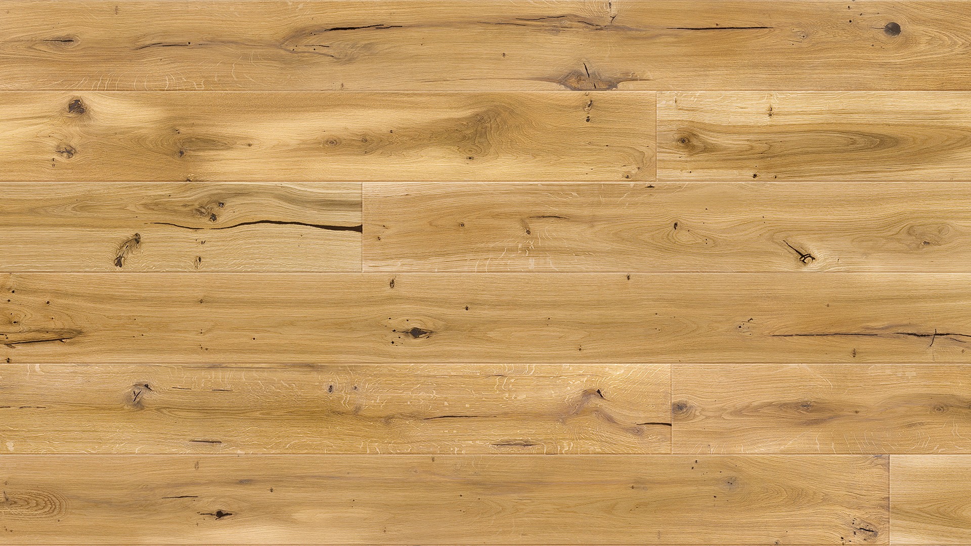 Barlinek Caramel Tölgy Grande szalagparketta, matt lakk, 180 x 1100 mm