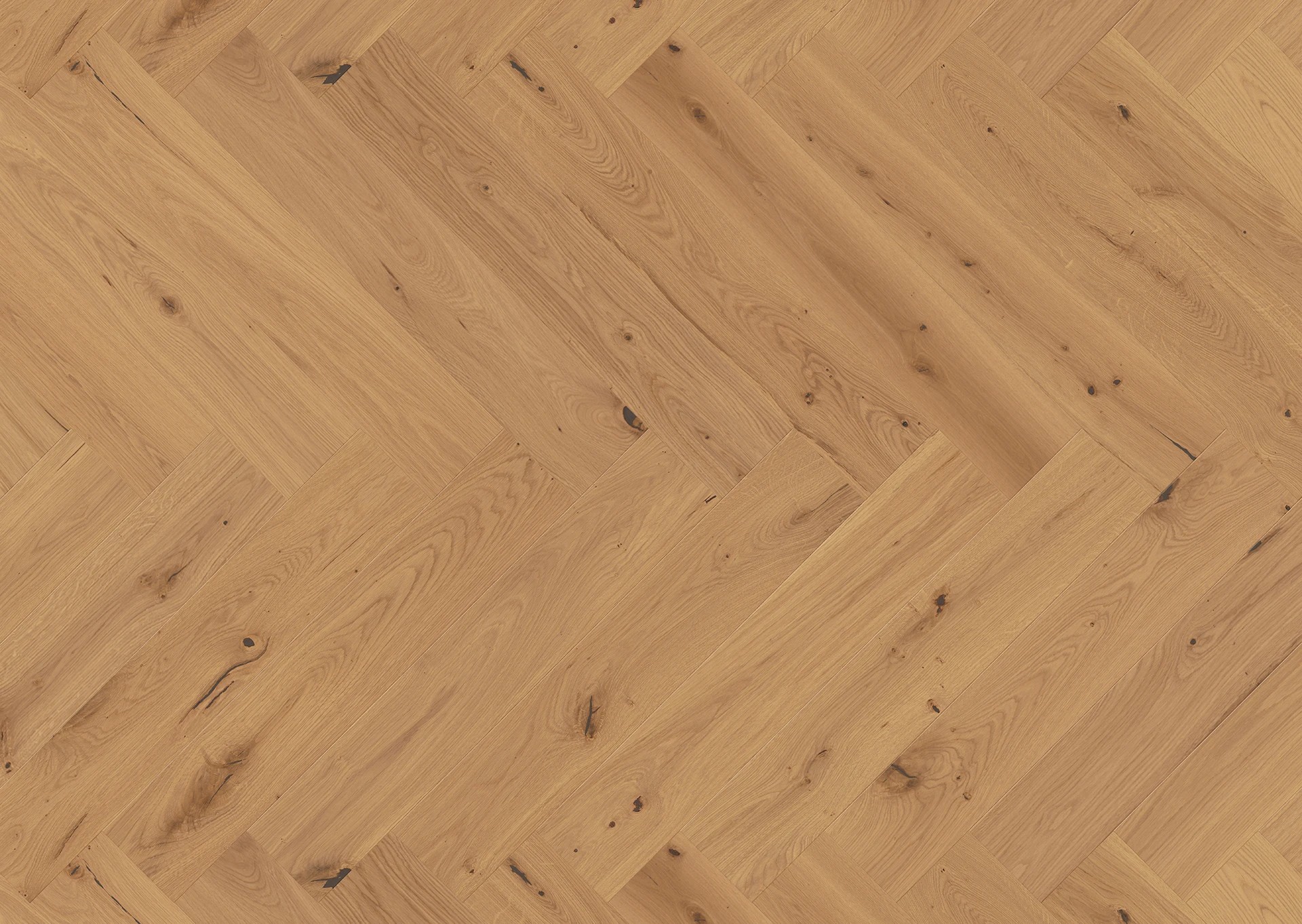 Barlinek Ontario Tölgy Chevron parketta, OX4 olaj, 130 x 725 mm