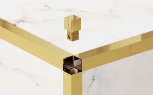 NOX Premium végzáró 10 mm inox, tükör arany