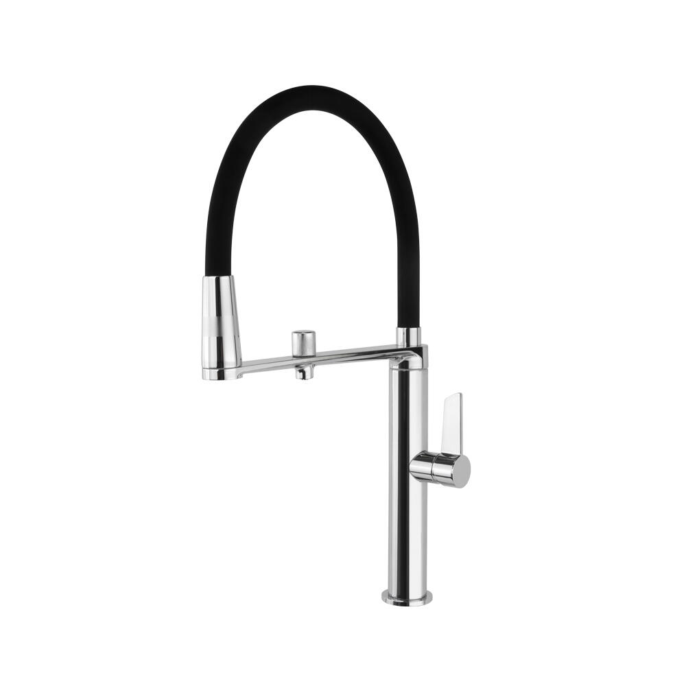 RamonSoler Pure Water konyhai csaptelep, Black Chrome