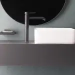 RamonSoler Odisea magasított mosdó csaptelep, Matt Black