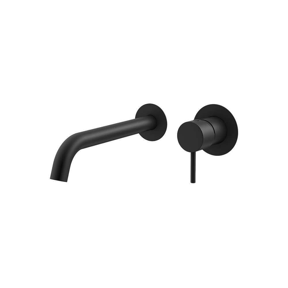 RamonSoler Odisea fali mosdó csaptelep 24 cm, Matt Black