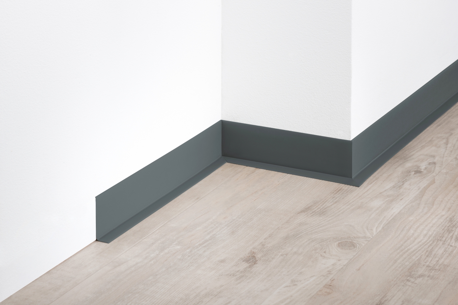 Lágy PVC szegélyléc - ECO 45x15 mm, szürke, 100 m