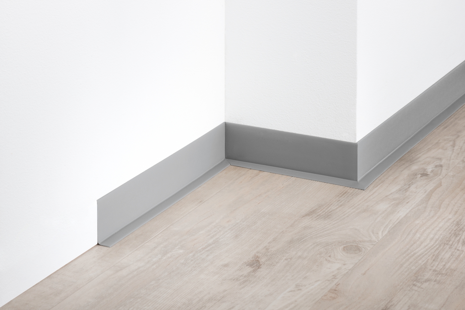 Lágy PVC szegélyléc - ECO 45x15 mm, világosszürke, 100 m