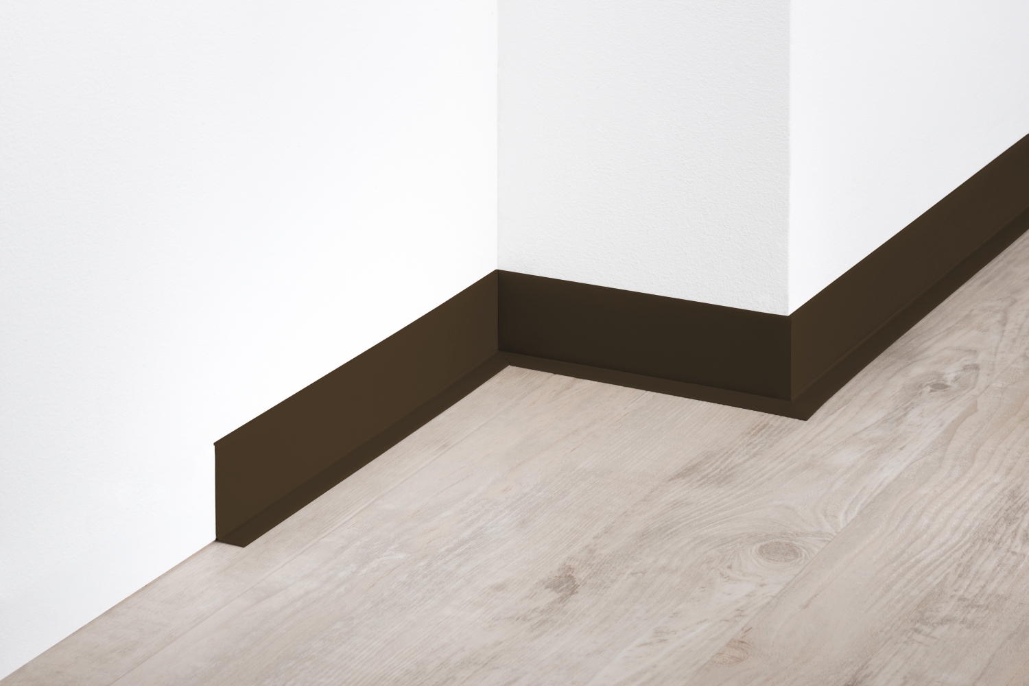 Lágy PVC szegélyléc - ECO 45x15 mm, barna, 100 m