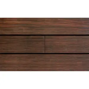 Bambusz Teraszburkolat Bamboo X-treme, Bordázott/sima, olajozott, bütük N+F