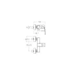 RamonSoler New Fly zuhany csaptelep, Chrome