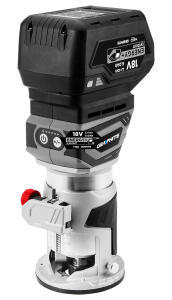 Akkus szénkefementes élmaró, Energy+, 18V, akku nélkül!!!