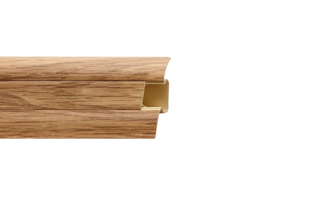 Arbiton LM55 67 Classic Light Oak – kábelcsatornás szegőléc