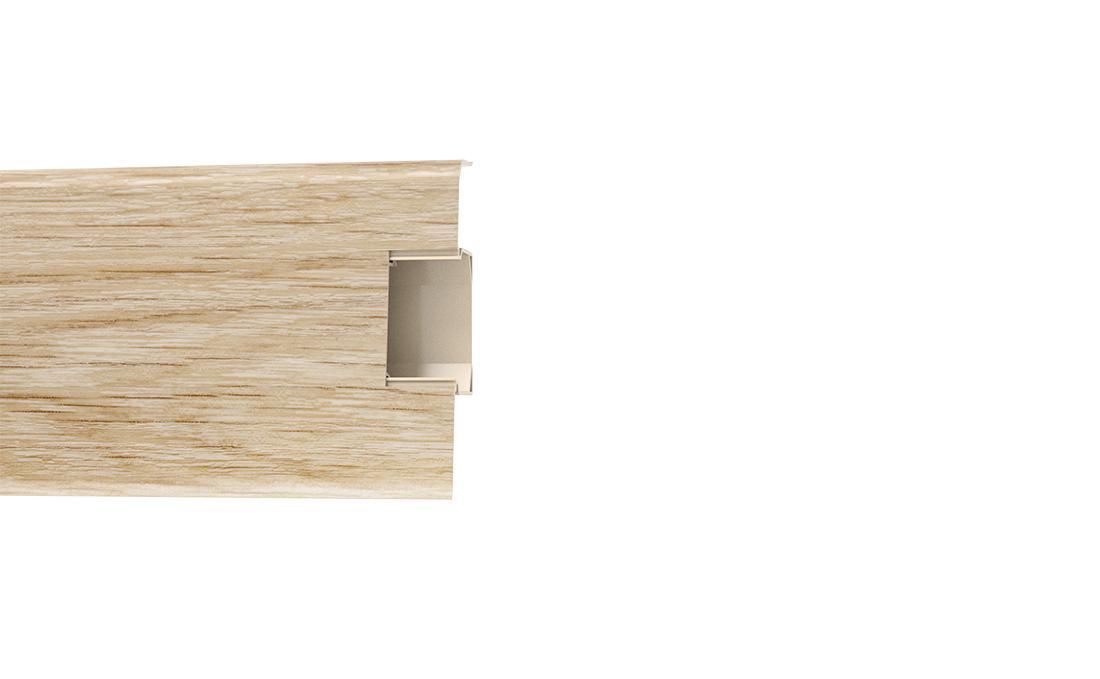 Arbiton LARS 04 Alpine Oak – kábelcsatornás szegőléc