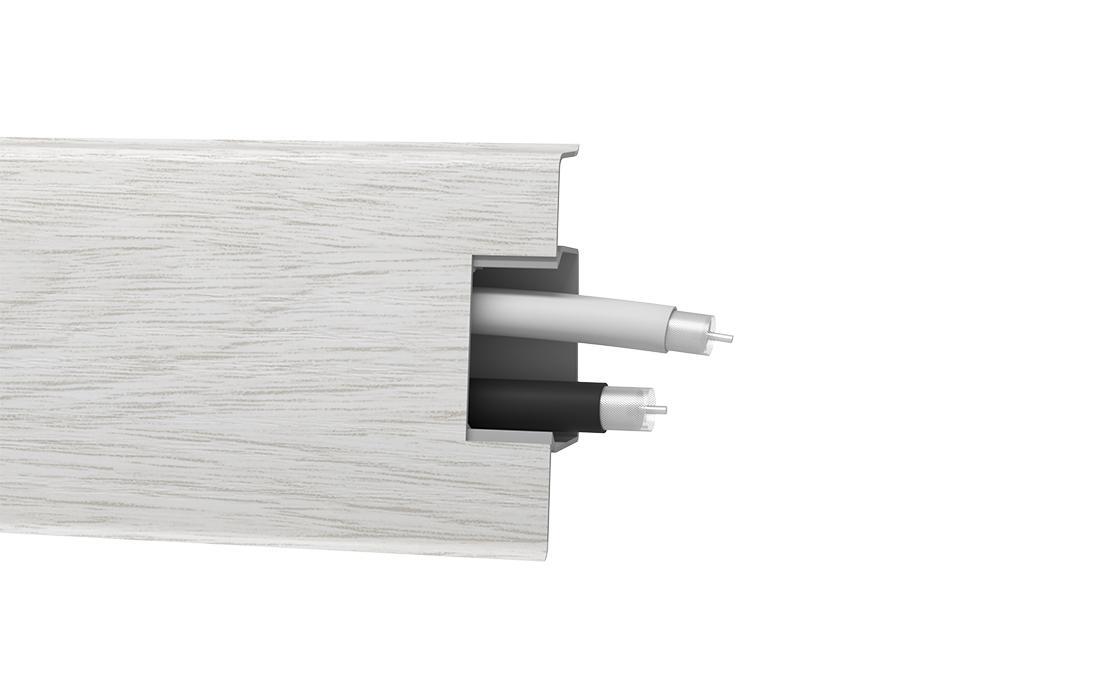 Arbiton MACK 25 Chestnut Girona – kábelcsatornás szegőléc
