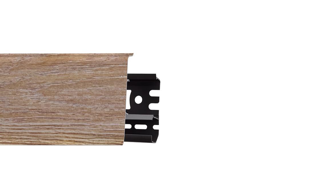 Arbiton INDO 139 Satin Oak – kábelcsatornás szegőléc