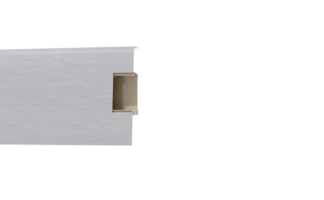 Arbiton LARS 41 Aluminium Light – kábelcsatornás szegőléc