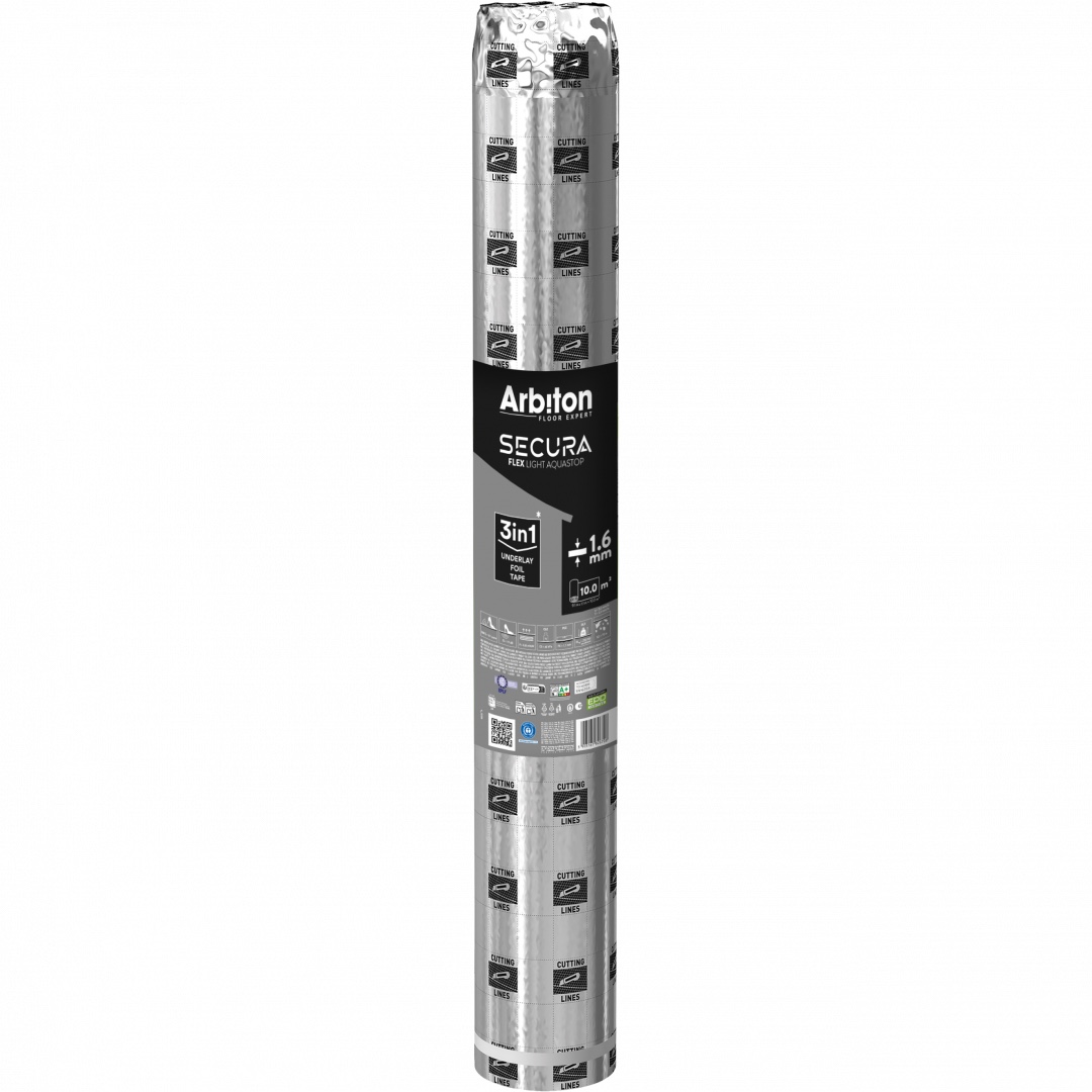 Arbiton Secura Flex Light Aquastop, 1,6 mm – alátét laminált és fa padlóhoz