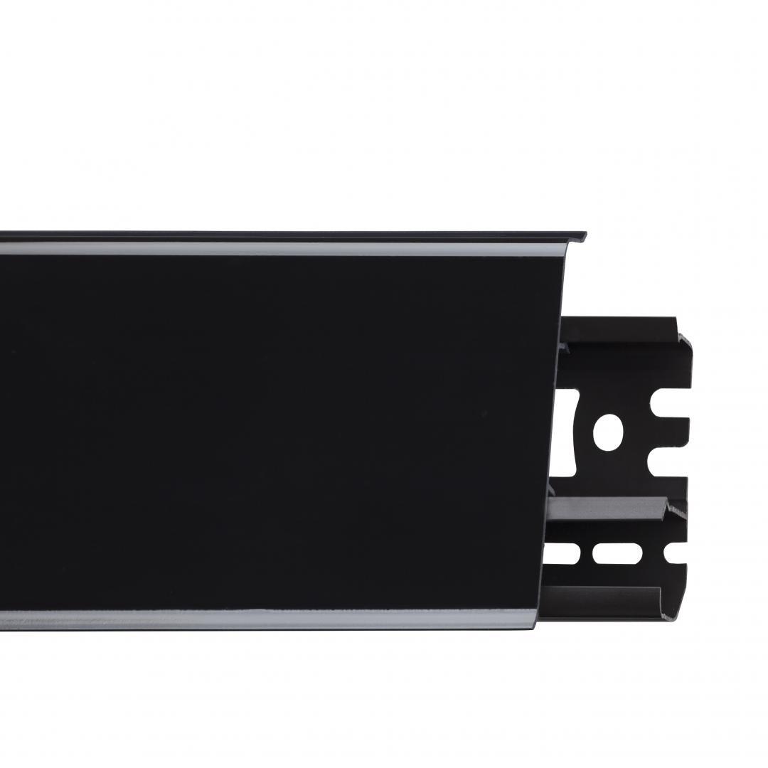 Arbiton INDO 221 Black Gloss – kábelcsatornás szegőléc