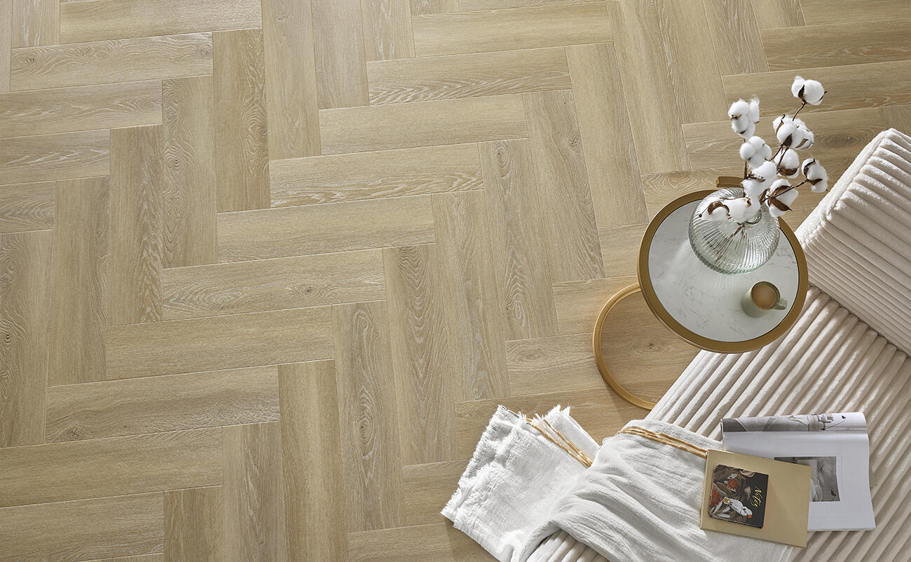 Arbiton Amaron Herringbone EIR Deventer Oak – halszálka mintás klikkes SPC padló